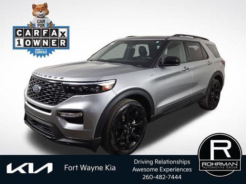 Silver Metallic 2023 Ford Explorer ST-Line