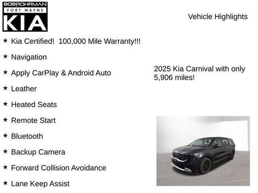 2025 Kia Carnival LXS
