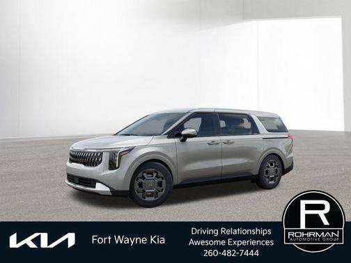 Ivory Silver 2026 Kia Carnival Hybrid EX