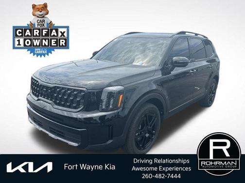 Ebony Black 2025 Kia Telluride EX X-Line