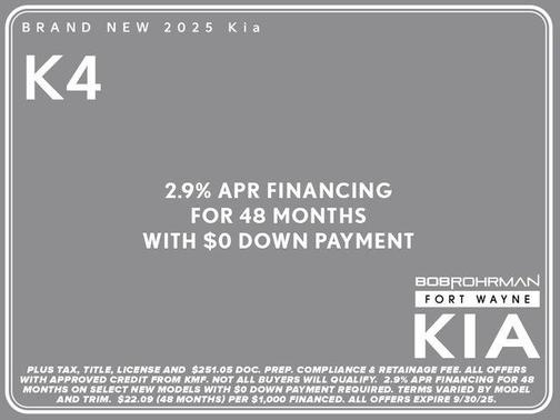 2025 Kia K4 LXS