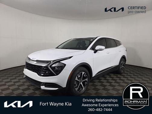 Glacial White Pearl 2023 Kia Sportage EX