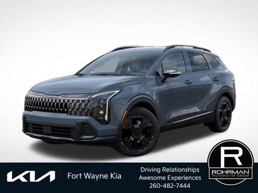 Heritage Blue 2026 Kia Sportage Hybrid X-Line