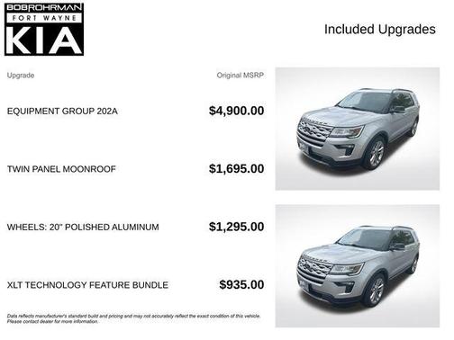 Ingot Silver 2018 Ford Explorer XLT