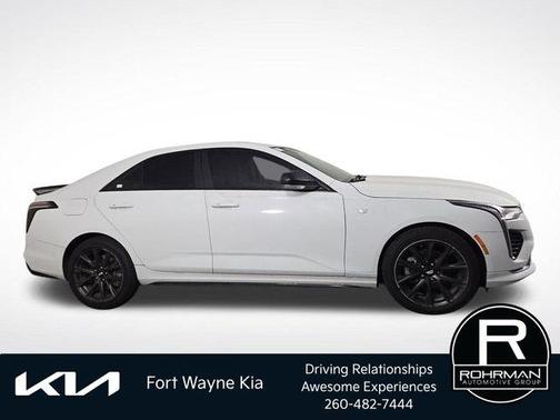 Summit White 2022 Cadillac CT4 Sport