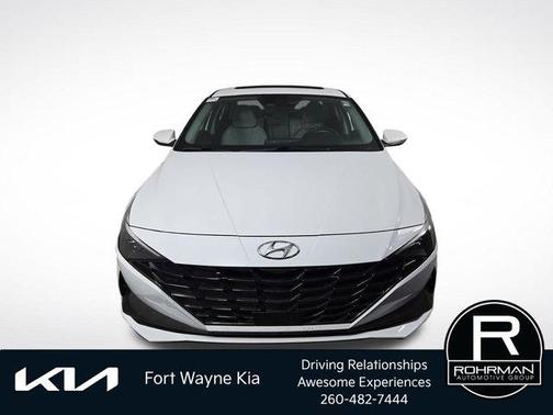 Ceramic White 2021 Hyundai ELANTRA HEV Limited