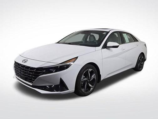 Ceramic White 2021 Hyundai ELANTRA HEV Limited
