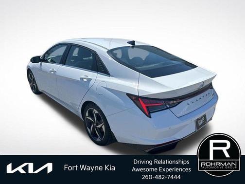 Ceramic White 2021 Hyundai ELANTRA HEV Limited