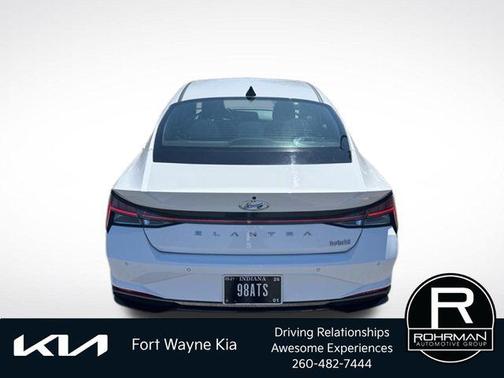 Ceramic White 2021 Hyundai ELANTRA HEV Limited