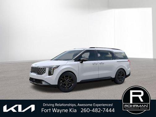 Snow White Pearl 2026 Kia Carnival Hybrid SX