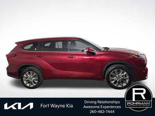 Ruby Flare Pearl 2021 Toyota Highlander Limited