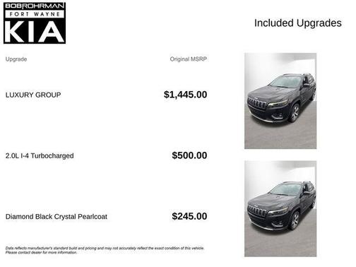 Diamond Black 2020 Jeep Cherokee Limited