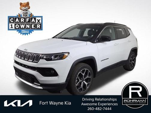 Bright White Clearcoat 2025 Jeep Compass Limited