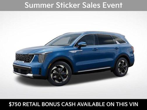 Mineral Blue 2026 Kia Sorento Plug-In Hybrid EX
