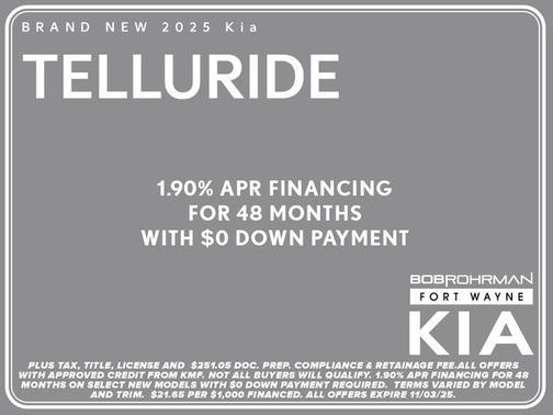 2025 Kia Telluride EX