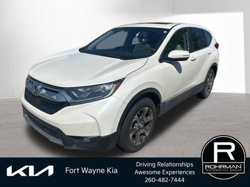 White Diamond Pearl 2018 Honda CR-V EX