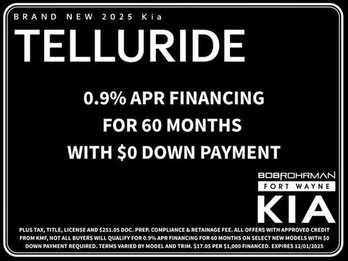 2025 Kia Telluride EX