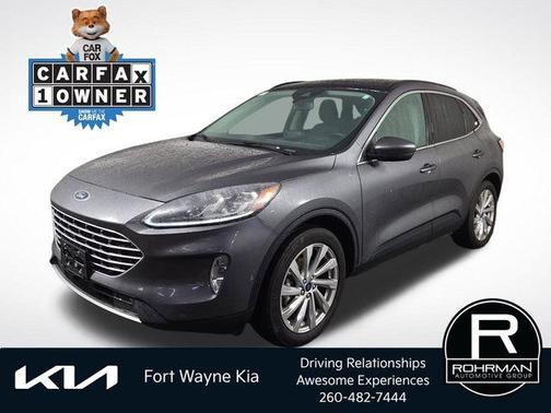 Gray Metallic 2021 Ford Escape Titanium Hybrid