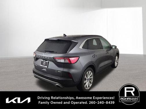Gray 2021 Ford Escape Titanium Hybrid