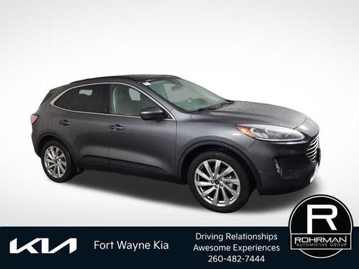Gray Metallic 2021 Ford Escape Titanium Hybrid