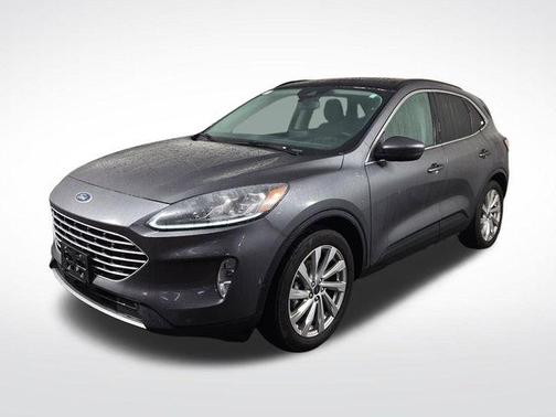 Gray Metallic 2021 Ford Escape Titanium Hybrid