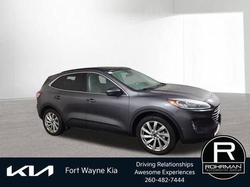 Gray Metallic 2021 Ford Escape Titanium Hybrid