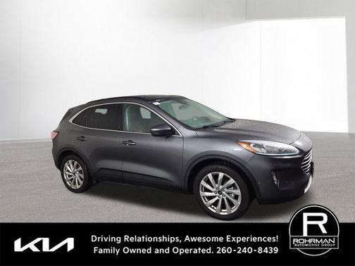 Gray 2021 Ford Escape Titanium Hybrid