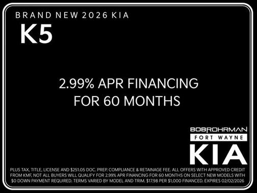 2026 Kia K5 EX