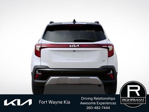 Clear White / Black Roof 2026 Kia Seltos SX