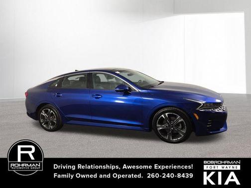 Sapphire Blue 2021 Kia K5 EX