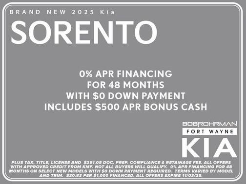 2025 Kia Sorento S