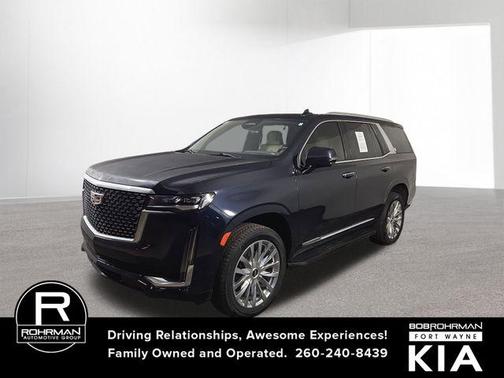 Dark Moon Blue Metallic 2022 Cadillac Escalade Premium Luxury