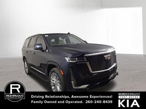 Dark Moon Blue Metallic 2022 Cadillac Escalade Premium Luxury