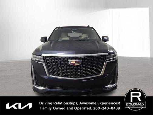 Dark Moon Blue Metallic 2022 Cadillac Escalade Premium Luxury