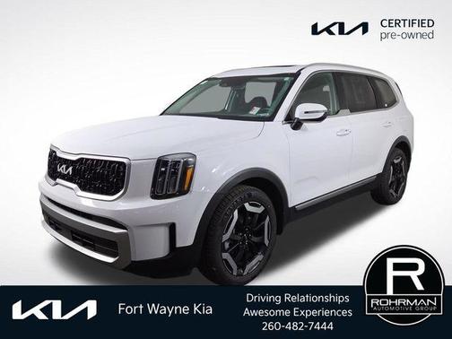 Glacial White Pearl 2024 Kia Telluride EX