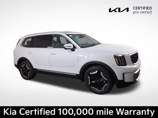 Glacial White Pearl 2024 Kia Telluride EX