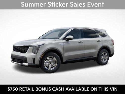 Ivory Silver 2026 Kia Sorento LX