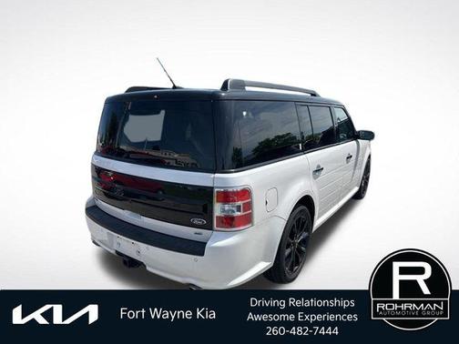 White Platinum Clearcoat Metallic 2019 Ford Flex SEL