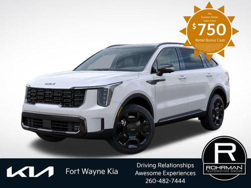 Snow White Pearl 2026 Kia Sorento Hybrid X-LINE SX PRESTIGE