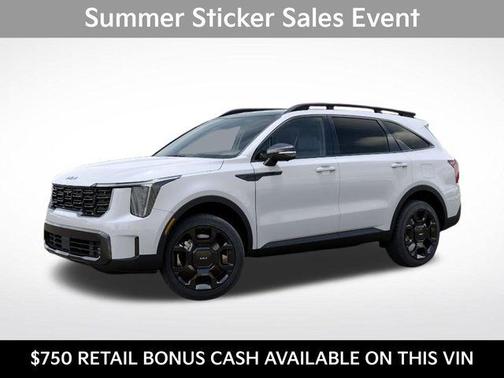 Snow White Pearl 2026 Kia Sorento Hybrid X-LINE SX PRESTIGE