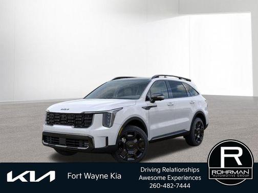Snow White Pearl 2026 Kia Sorento Hybrid X-LINE SX PRESTIGE