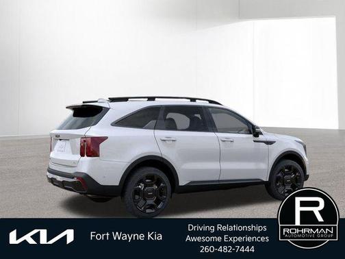 Snow White Pearl 2026 Kia Sorento Hybrid X-LINE SX PRESTIGE