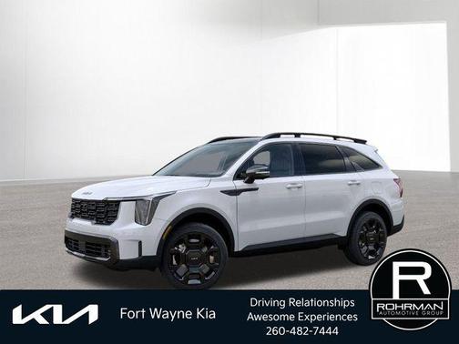 Snow White Pearl 2026 Kia Sorento Hybrid X-LINE SX PRESTIGE