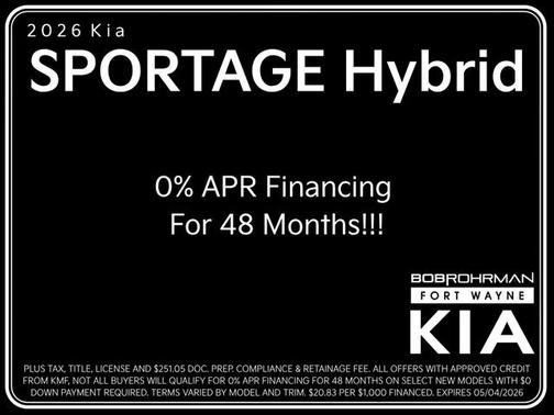 Wolf Gray 2026 Kia Sportage Hybrid X-Line