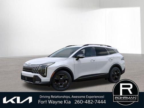 Snow White Pearl 2026 Kia Sportage Hybrid X-Line