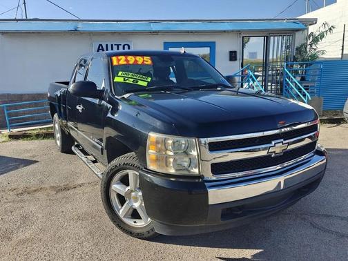 Black 2008 Chevrolet Silverado 1500 LT1 Extended Cab