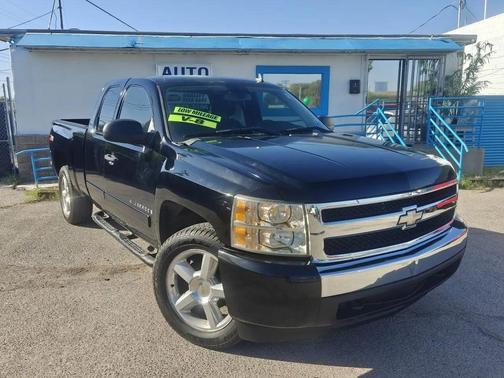 Black 2008 Chevrolet Silverado 1500 LT1 Extended Cab