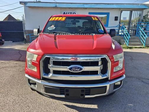 Red 2016 Ford F-150 XLT
