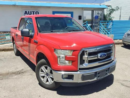 Red 2016 Ford F-150 XLT