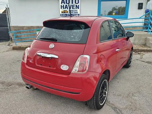 Red 2013 FIAT 500 Pop